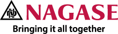 Nagase logo with tagline